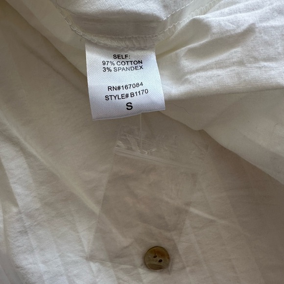 Tuckernuck Pomander Place Jade Pleated Button Down - Picture 7 of 7